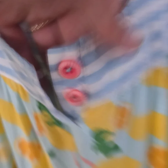 Matilda Jane Colorful Striped and Floral Kids Dress - Picture 3 of 7